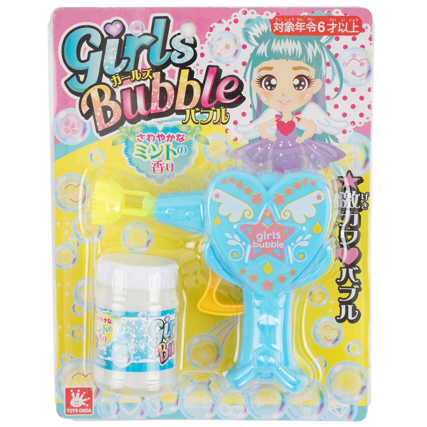 Amazon | オンダ(Onda) しゃぼん玉 バブルガン ガールズバブル 手動式
